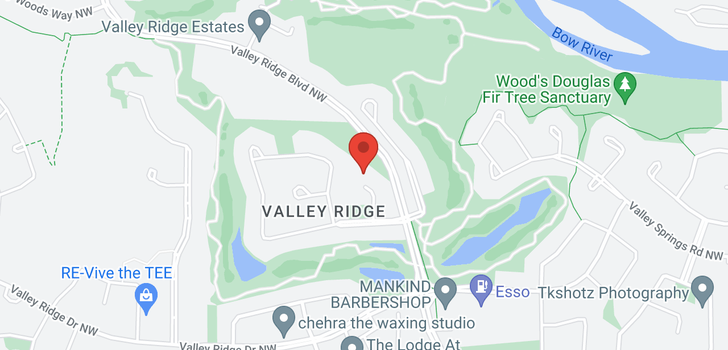 map of 133 VALLEY RIDGE Court NW